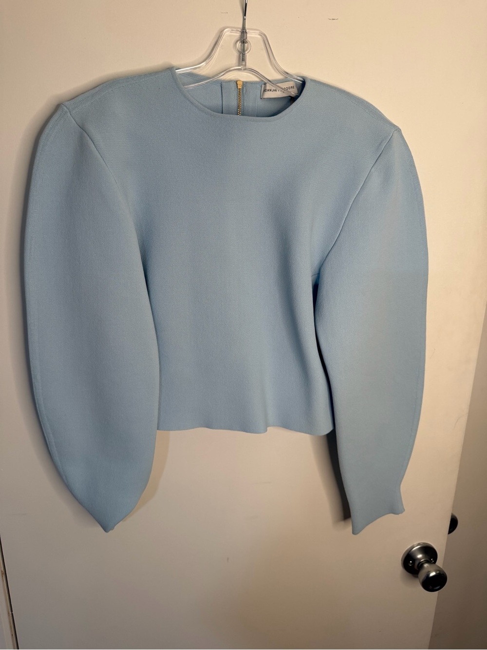 Scanlan Theodore Light Blue Crewneck Top
